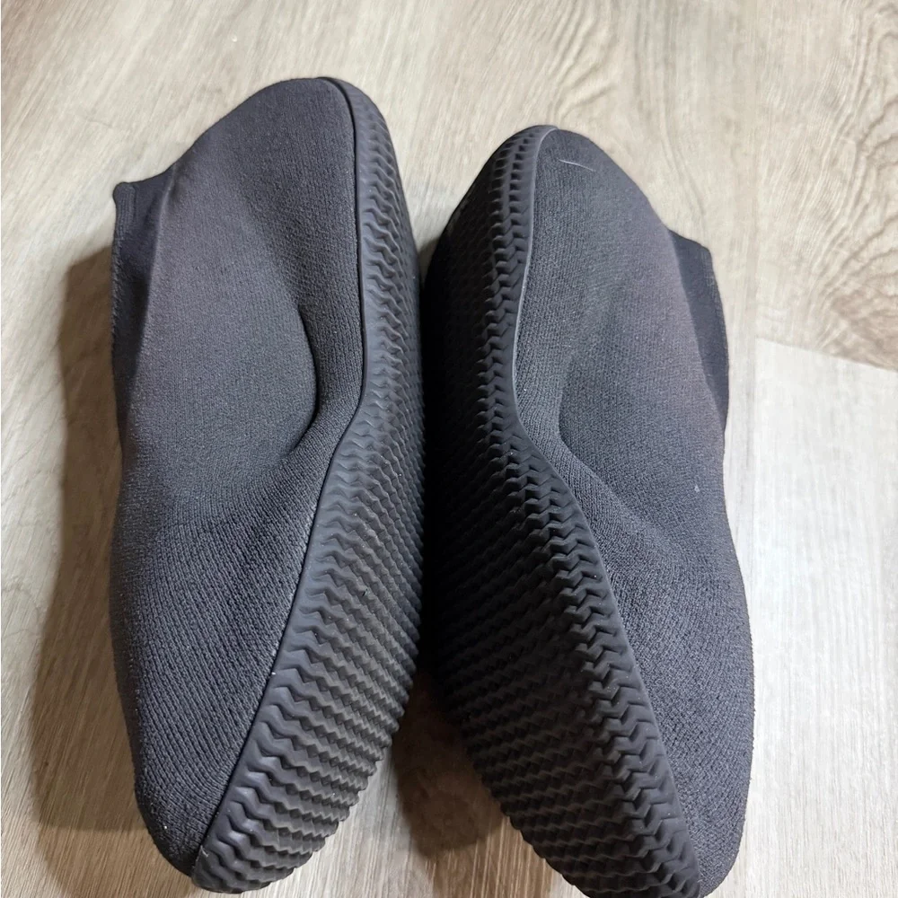 Adidas Men's Black Yeezy Knit Runner Slip-On Sneakers